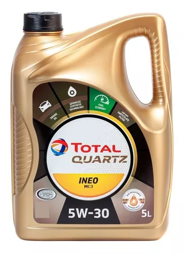 Aceite Motor Total 5w30 Ineo Mc3 Acea C3 Sintético 5 Litros