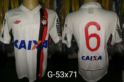 Camisa Atlético Paranaense Umbro 2012 Reserva #6 Jogo