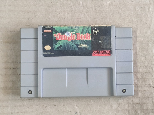 The Jungle Book -- Original -- Super Nintendo / Snes (Usado)