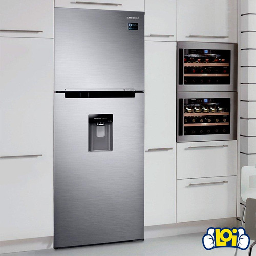 Heladera inverter no frost Samsung RT29K571B elegant inox con freezer 298L 220V