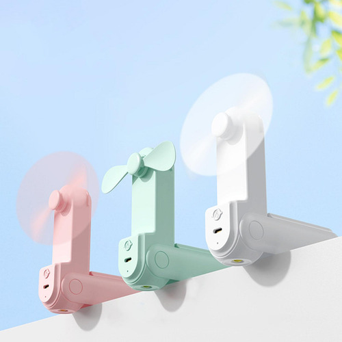 3 Mini Ventilador Portátil Simples De Usar 3 Em 1