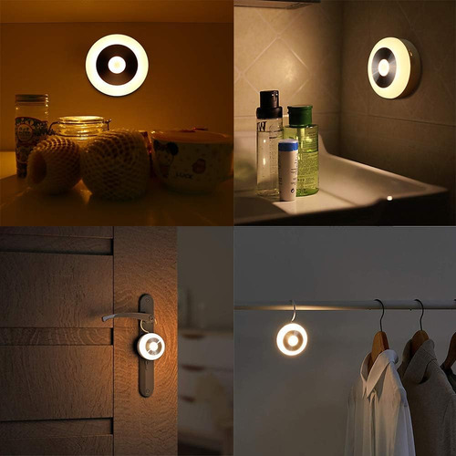 Luz Nocturna Con Sensor De Movimiento, Luz Led Recargable De