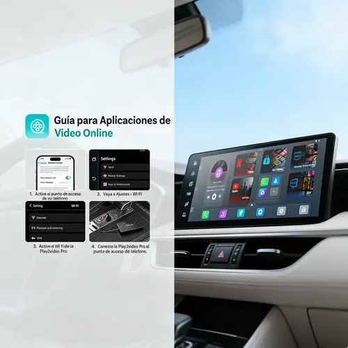 Ottocast Play2video Pro Sem Fio Carplay Android Auto | Frete grátis