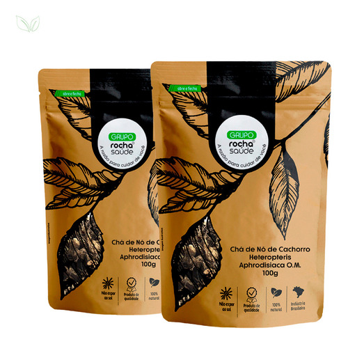 Kit 2 Chá De Nó De Cachorro Puro Livre De Agrotóxicos 100g