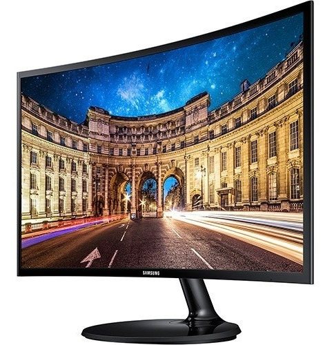 Imagem 3 de 4 de Monitor Led '27'pl Curvo Full Hd Hdmi/vga Preto - Samsung