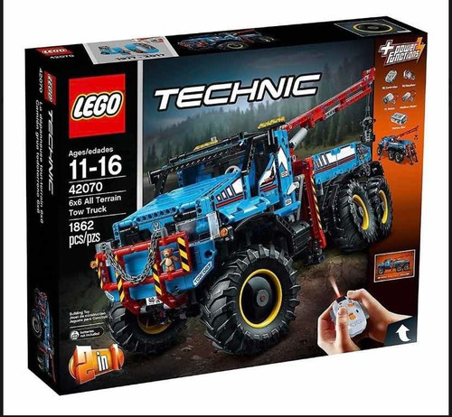 Lego Technic 42070 Camión Grúa Todoterreno 6x6