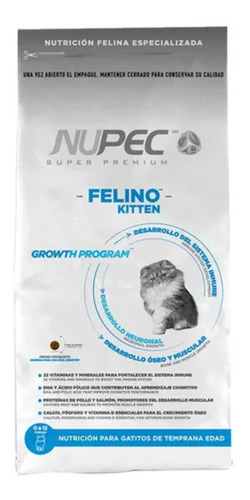 Croquetas Alimento Gato Nupec Kitten Edad Temprana 1.5kg