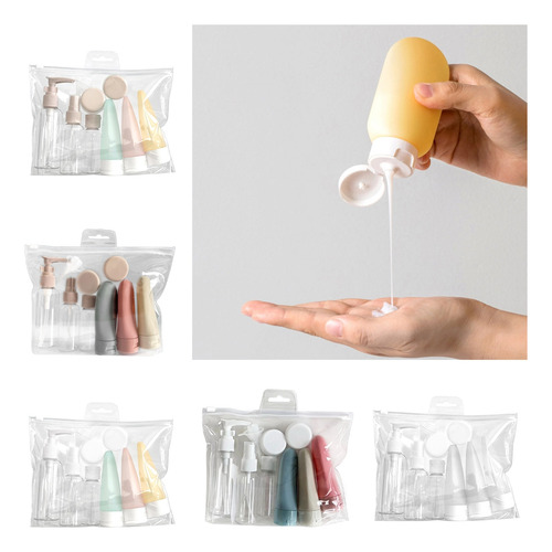 Juego De Botellas (4 #mold) Para Viajes, Loción En Aerosol,