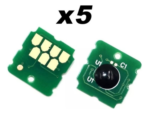 X 5 Chips T04d1 Para Epson L14150 L6171 L6191 