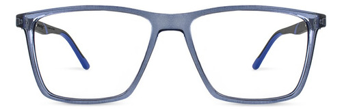 Armazón Anteojo Marco Rusty Pro25 Original Azul/transparente
