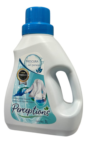 Detergente Líquido Lavandería Telas Perceptions Frescura 1 L