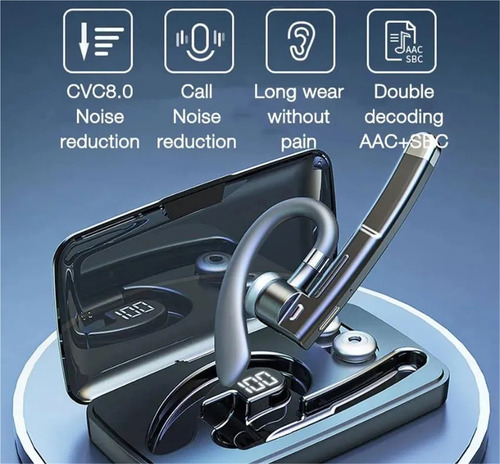 Auriculares Bluetooth Monoaurales Con Cancelación De Ruido