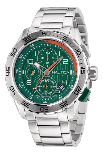 Nautica Hombre Napnss304 Nst 101 Reloj De Pulsera De Acer