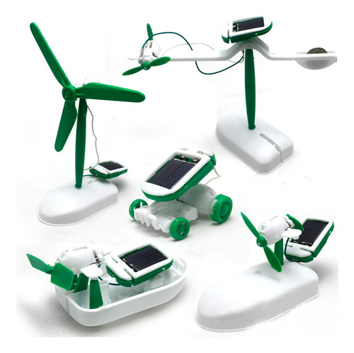 Kit De Robot Solar Diy Education Learning Power 6 En 1 Para
