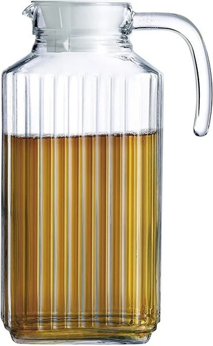Imagen 2 de 6 de Jarra Vidrio Templado Luminarc Quadro 1,7 L