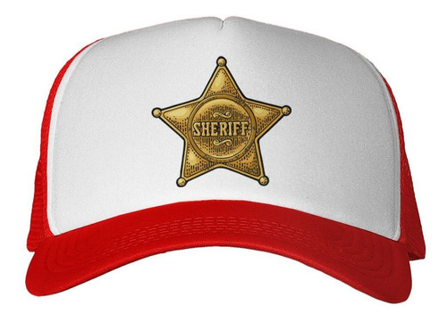 Gorra Placa Estrella Sheriff Police