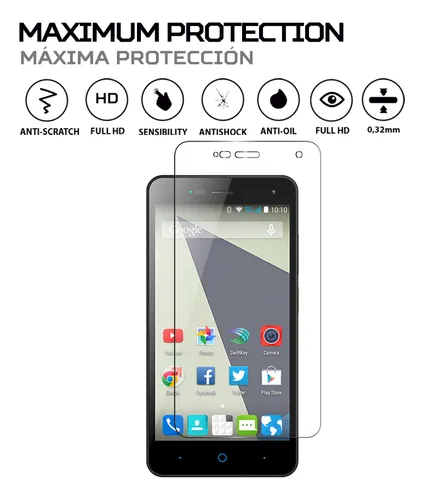 Protector De Pantalla Antishock Para Zte Blade L3