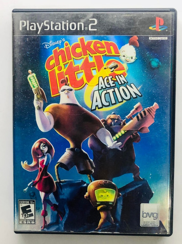 Disney's Chicken Little Ace In Action Playstation 2 Rtrmx Vj