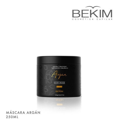 Mascara Bekim Argan 250gr Tratamiento Baño De Crema 