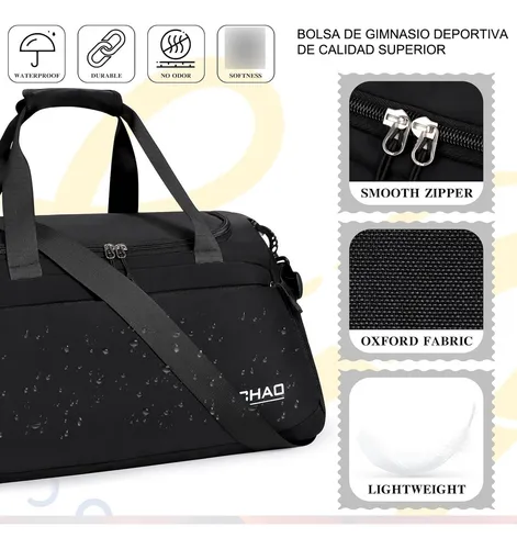 Bolso Deportivo Para Viaje, Gym Impermeable Gran Capacidad