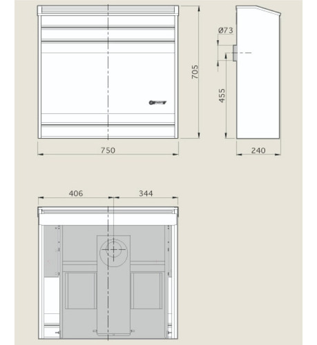 Imagen 4 de 5 de Calefactor Ctz Linea Pesada 6000 Tbu P/gas Envasado