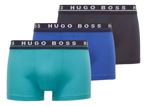 Boxer Trunk Hugo Boss 5044 3 Piezas De Algodón Flexible