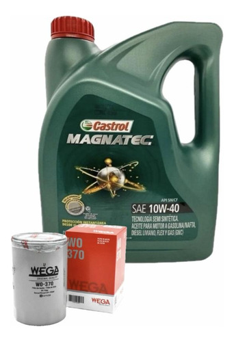 Aceite Castrol Magnatec 10w40 + Filtro Vw Golf 1.8 - 2.0 