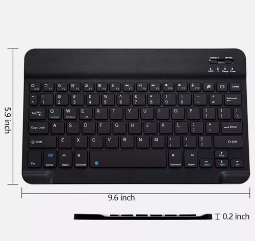 Juego De Teclado Y Mouse Portátiles En Español Verde Oscuro