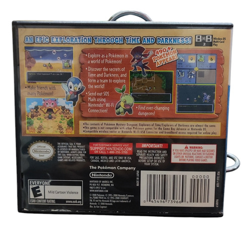 Pokémon Mystery Dungeon Nintendo Ds (Usado)