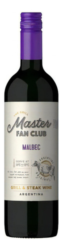 Vinho Argentino Tinto The Grill Master Malbec 750ml