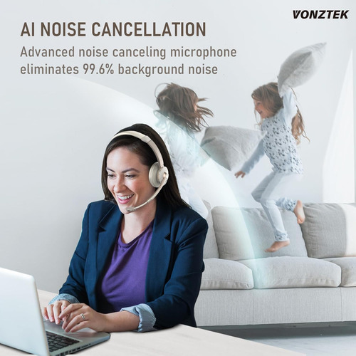Audio P/ Computadora Vonztek, Vincha Style, C/micrófono