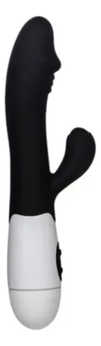 Vibrador Consolador Doble Snappy Color Negro