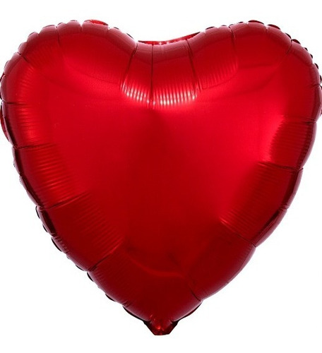 Globo Corazón Rojo Metallic Red 18 