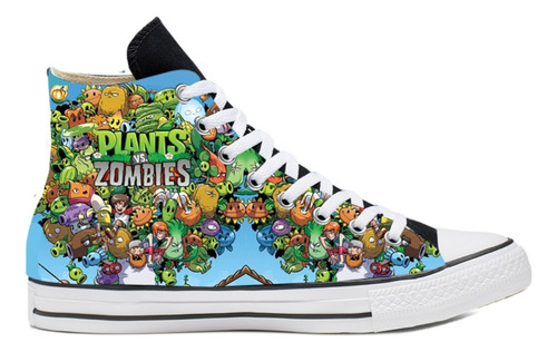 Tenis Modelo Plantas Vs Zombies  Niño Niña Juvenil Adulto