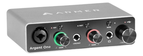 Interface Áudio Usb Armer Argent One Homestudio Profissional