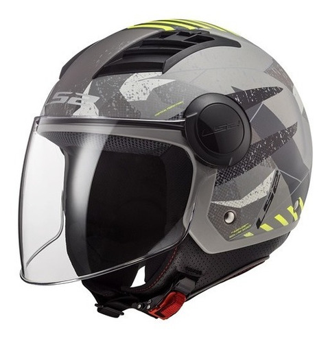 Imagen 1 de 7 de Casco Moto Abierto Ls2 562 Airflow Camo Mate Devotobikes