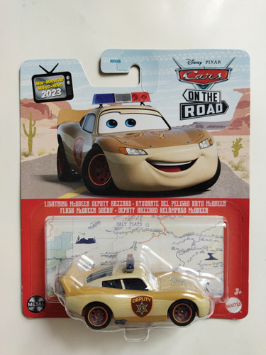 Disney Pixar Cars Rayo Mcqueen Ayudante Del Peligro Poli Sw4