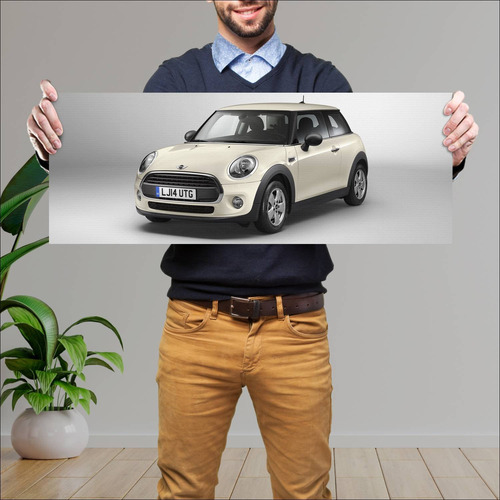 Cuadro 30x80cm Auto 2014 Mini One 3 Door Auto 215