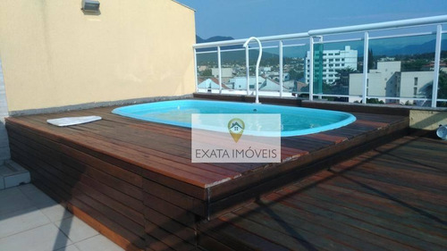 Cobertura À Venda, 260 M² Por R$ 980.000,00 - Bosque Da Praia - Rio Das Ostras/rj - Co0039