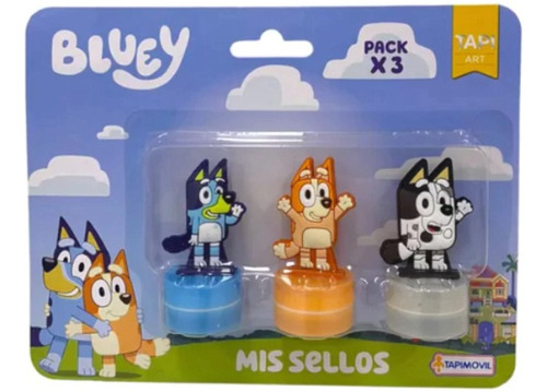 Sellos Pack X3 Personajes Paw Patrol Peppa La Granja Marvel