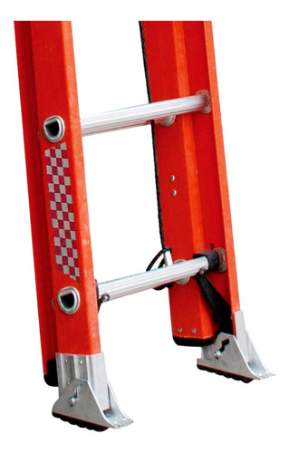 Escalera Extensión Fibra De Vidrio 8.80m 32 Esc Uso Rudo