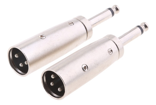 Adaptador De Micrófono Xlr Macho A 1/4 Mono Macho