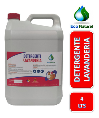 Detergente Lavandería Liquido 4 Lts - L a $8050