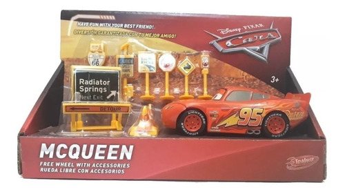 Disney Pixar Cars Mcqueen Rueda Libre Juguetería El Pehuén