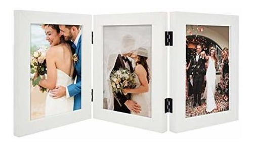 Golden State Art, 4x6 Double Hinged Picture Frame, 1hp9g