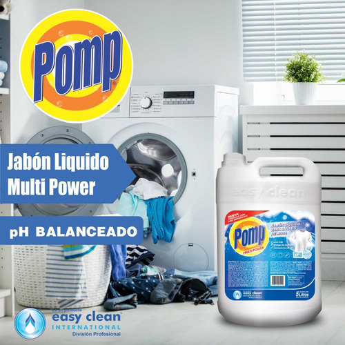Jabon Liquido Pomp Multipower Ec Bidon X5l - Easy Clean