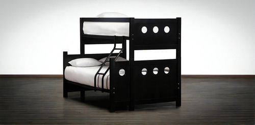 Litera Individual - Matrimonial Elena De Muebles Dico Color Marrón