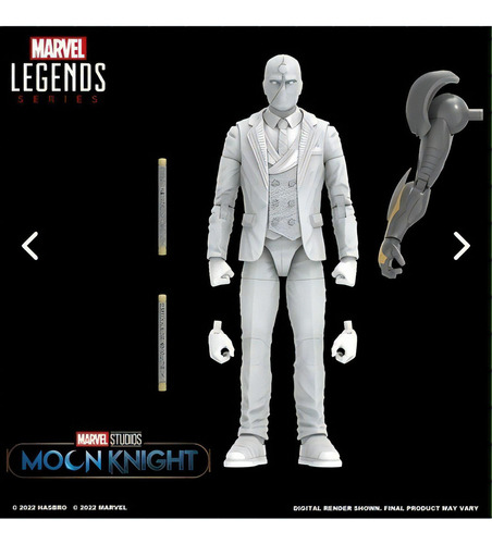 Figura de acción  Mr. Knight F3859 de Hasbro Marvel Legend Series