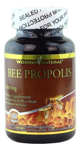 5 En 1 Propóleos De Abeja, 500 Mg, 180caps,