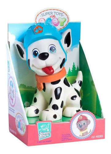 Boneco Esquadrão Patrulha Canina Pet Cachorro Dalmata Vinil